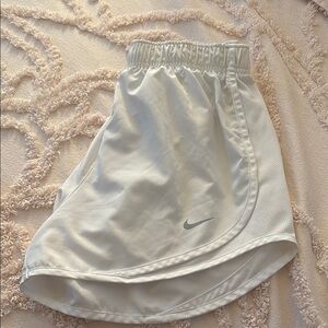 Nike Women's White Athletic Shorts